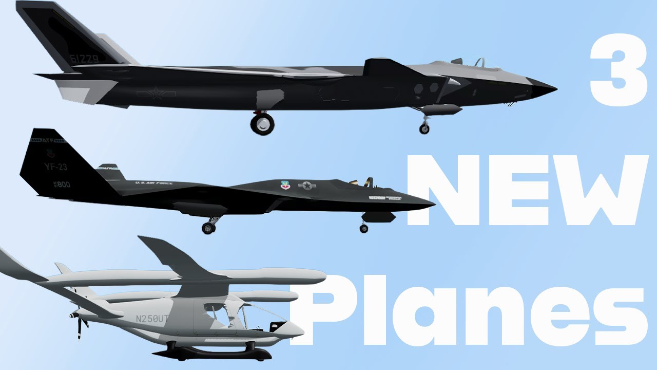 GeoFS // 3 NEW Airplanes! | Beta Alia, Chengdu J 20, YF 23