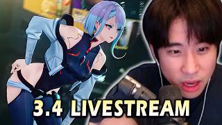 Reacting to LUCY & REBECCA! Wuthering Waves 3.4 Livestream Cyberpunk Collab