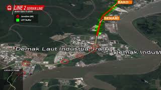 Kuching LRT: Proposed routes and stations