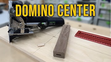 Even More Festool Domino Tips: Domino in the center