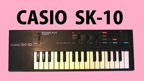 TOY #6 CASIO SK-10 Sampling Keyboard 1987 | DEMO