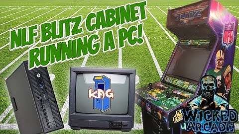 NFL Blitz Arcade Cabinet Running A Pc!