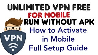 Unlimited FREE VPN for Mobile without Apk  Activate VPN from Mobile Setting   Ads FREE screenshot 3