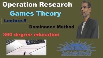 Operation Research-Theory of Games