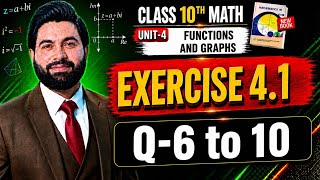 Class 10th Math New Book Ch 4 Exercise 4.1 Question 6,7,8,9,10 - 10th Class Maths Exercise 4.1 -PCTB