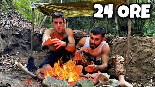 Sopravvivo 24h nella foresta *CHALLENGE PERICOLOSA*