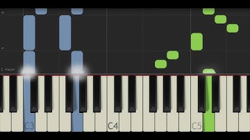 Papa Kehte Hain Bada Naam Karega | Synthesia  | Qayamat Se Qayamat Tak | Easy Piano| Secret of key