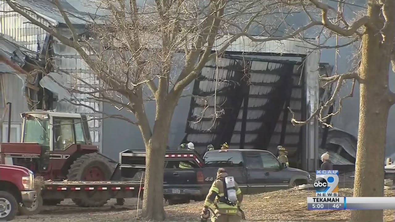 Multiple Crews Battle Shed Fire - YouTube
