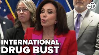 US Attorney Jeanine Pirro announces charges in international drug bust
