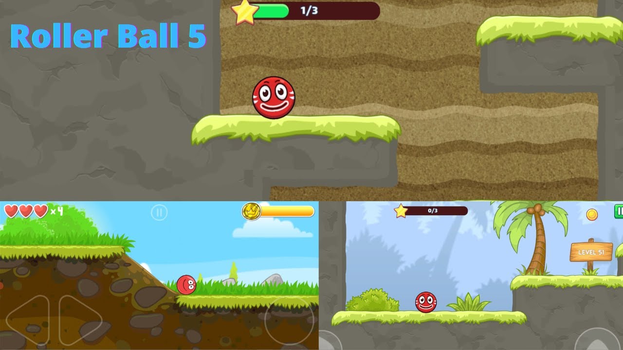 Ball game red game 5 mobile game roller ball 5 android game game game ball games