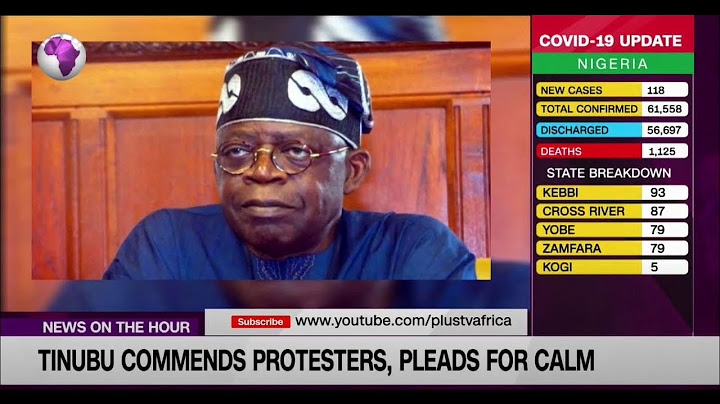 #Endsars: Tinubu Commends Protesters and Pleads for Calm (NEWS | NIGERIA)