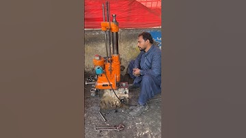 Engine block boring with electric boring machine #shortsvideo #boringmachine