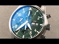 IWC Pilot's Chronograph Racing Green Limited Edition IW3777-26 IWC Watch Review