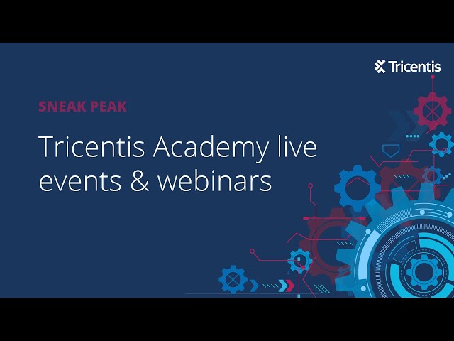 Tricentis Academy Live Events and Webinars class=