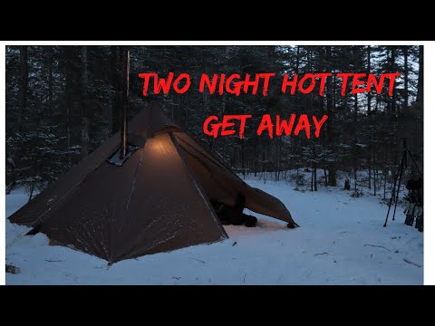 Sub Zero Winter Camping IN A HOT TENT in Canada! - YouTube