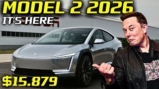 IT’S HERE! New 2026 Tesla Model 2! Elon Musk launches Model 2 for $15,990 with aluminum battery