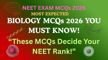 “These MCQs Decide Your NEET Rank!”#NEETMCQs#NEETBiology#neetpreparation #NEET2025