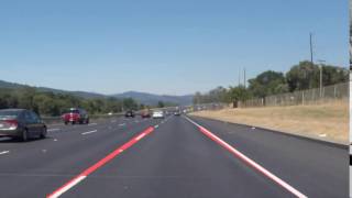 white lane line detection