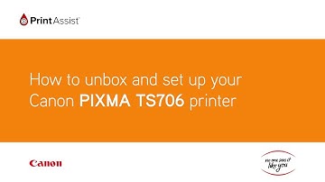 How to unbox and set up the Canon PIXMA HOME TS706