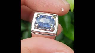 Batu Natural Rare Blue Sapphire Tanga Tanzania No Heat 2.07 Ct GRI Lab Memo