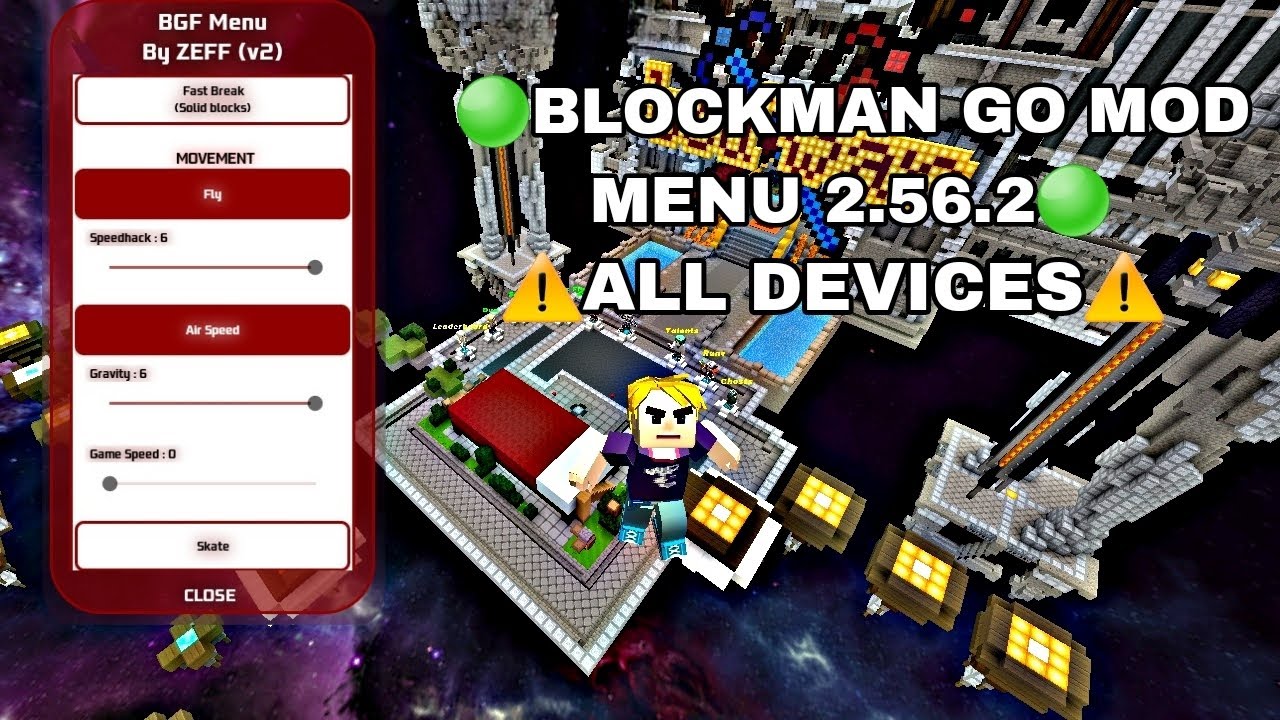 Blockman Go Mod Menu Version 13