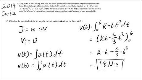 AP Physics C: Mechanics FRQ 2019 Set2 Q2 Walkthrough