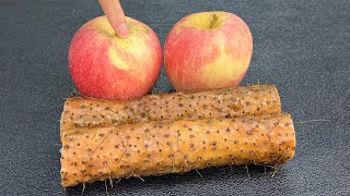 Incredible  This is how my grandmother cooks Yam Apple❗Delicious sweet Apple Yam recipe❗Vegan ❗