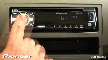 How To - DEH-X3500UI - Clock Settings
