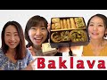 İlk defa baklava yiyen Japonların tepkisi. トルコのお菓子バクラヴァを初めて食べた日本のお友達