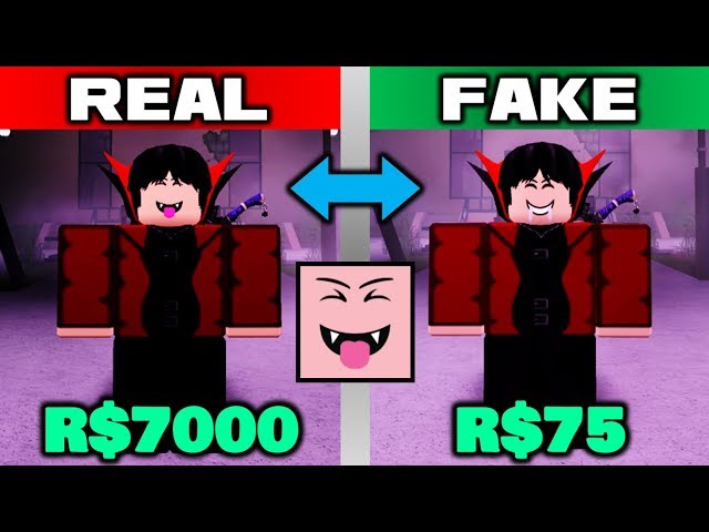 ROBLOX CLEAN LIMITED FACE, PLAYFUL VAMPIRE