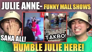 Julie Anne San Jose - Funniest mall shows | She's very real and kind artist | Reaction Video