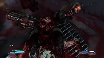 DOOM 2016 Gameplay - Lazarus Labs Gore Nest Destruction