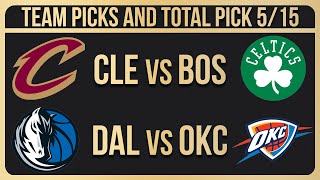 NBA Picks Today 5/15/2024 | NBA Bets Today NBA Predictions Today