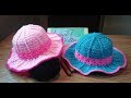 Crochet Pretty in pink sun hat part 1