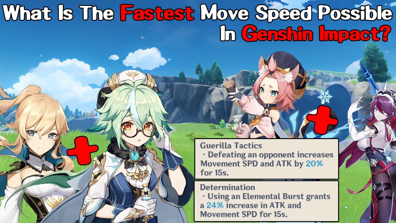 What Is The Fastest Move Speed Possible In Genshin Impact?
