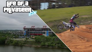 BIG CRASH!!! LIFE OF A PRIVATEER - EP 7 (NASHVILLE SX)