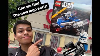 Hunting for the New lego star wars Captain rex Microfighter!! +Giveaway!!!