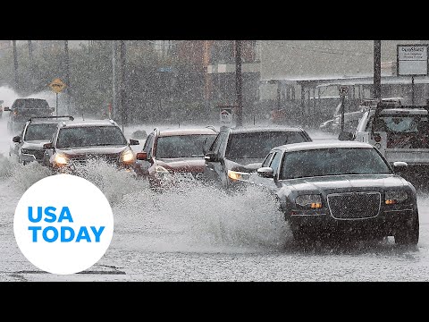 Firefighters rescue children stranded by Arizona floods | USA TODAY