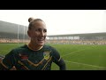Brad Donald and Ali Brigginshaw preview Australia v Papua New Guinea semi-final