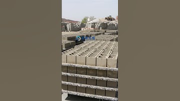 Fiberglass GMT Brick Pallet for Concrete Block Making Machine Plastic PVC Pallets #concreteblocks