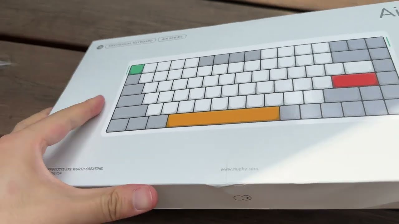 누피 Air75 V2 로우프로파일 키보드 언박싱 카우베리축