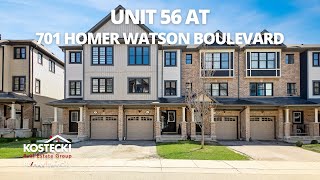 Terrific Townhome - Unit 56 at 701 Homer Watson Boulevard - Kitchener Real Estate Videos