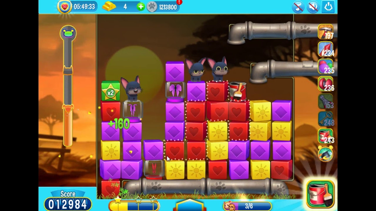 Pet Rescue Saga level 3736 no boosters
