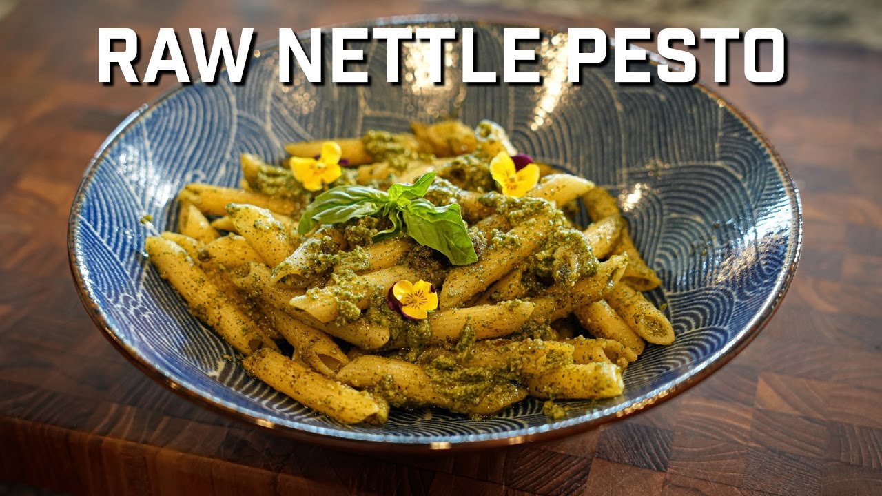 How To Make Pesto with Fresh Stinging Nettles YouTube