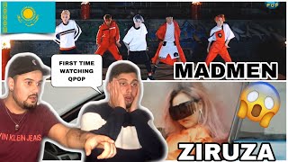 Friend watching First Time QPOP - MADMEN "ULALA" & ZIRUZA "S.O.S" - MV REACTION - GERMAN/ENGLISH