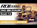 ROCHOBBY 1:6 1941 MB Scaler - Jeep Willys - Unboxing y review Parte 1 - Español