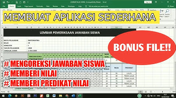Mengoreksi Jawaban Siswa dan Memberi Nilai di Excel Secara Otomatis
