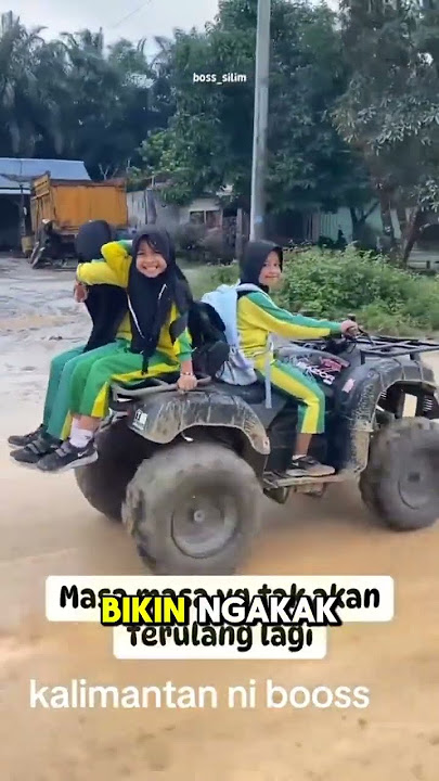 Momen lucu ketika bocil berangkat sekolah naik motor ‼️ #bocil#berangkatsekolah #naikmotor #lshorts
