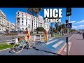 🇫🇷 NICE, France Relaxing Morning Walk 🌴🏖️ Promenade des Anglais 4K