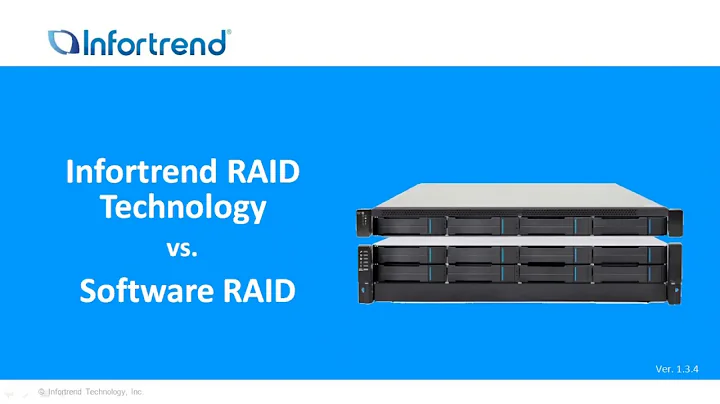 Infortrend Hardwre RAID vs Software RAID